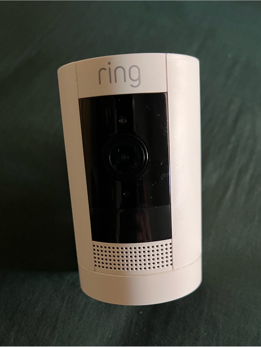 Ring Indoor Security Camera in White and Black